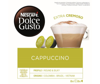 Akcesoria do ekspresów Nescafe Kawa kapsułkowa NESCAFE CAPPUCCINO do Dolce Gusto 16 kapsułe